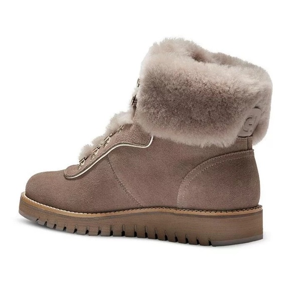 COLE HAAN ZeroGrand Explore Upstate Waterproof
Shearling Hiking Boot 10 brown - Picture 3 of 11